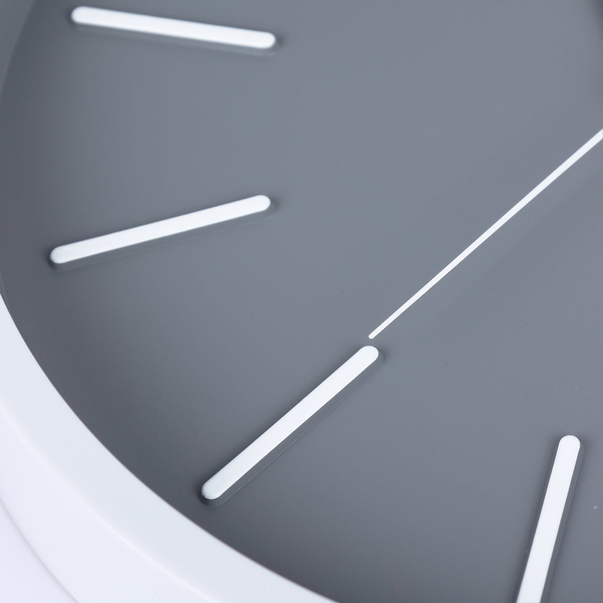 Minimalist 3D Tick Marks Wall Clock