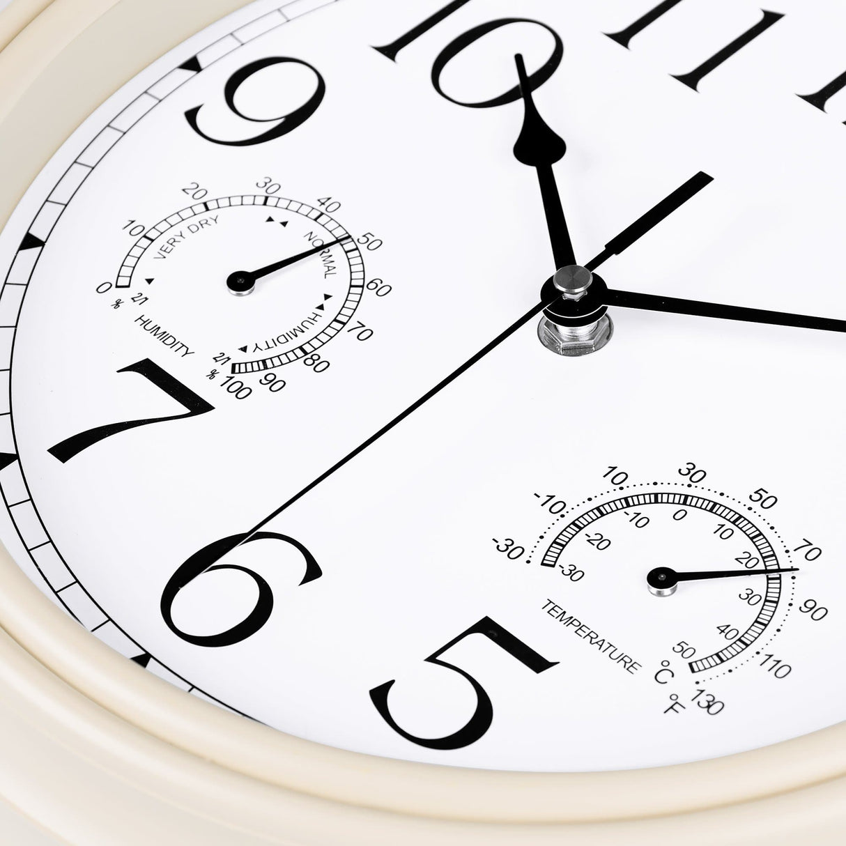 Retro Non-Ticking Wall Clock