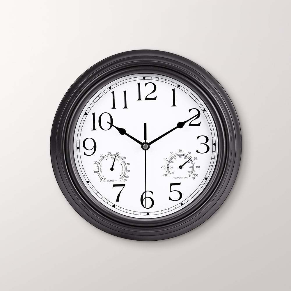 Retro Non-Ticking Wall Clock