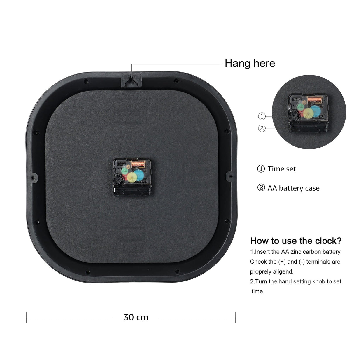 Modern Square Wall Clock