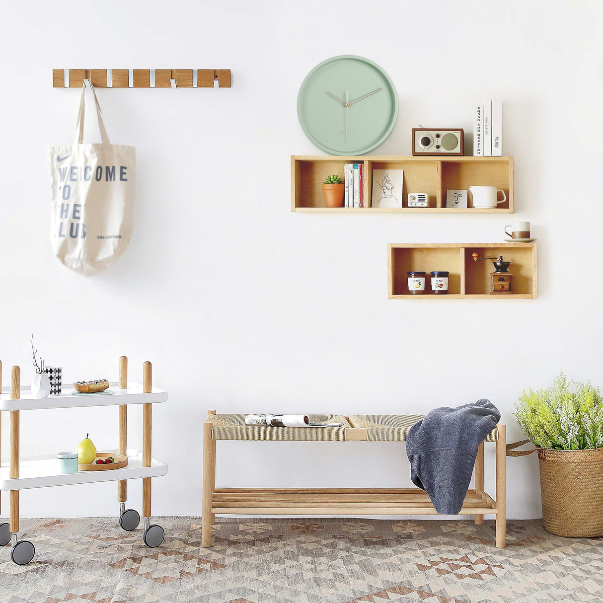 Nordic Minimalist Wall Clock