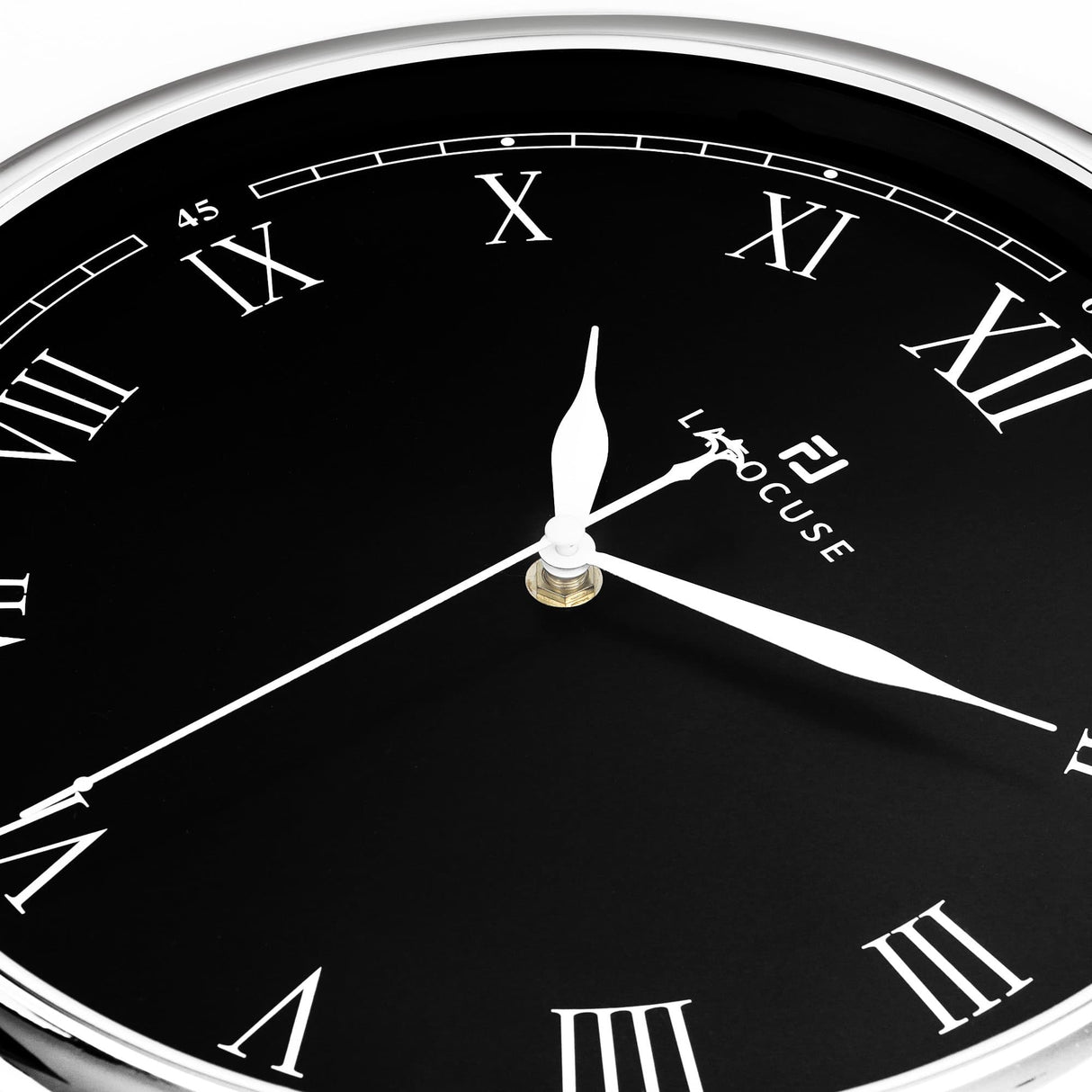 Modern Roman Numerals Wall Clock