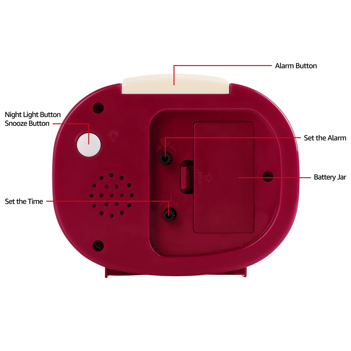 Modern Silent Alarm Clock