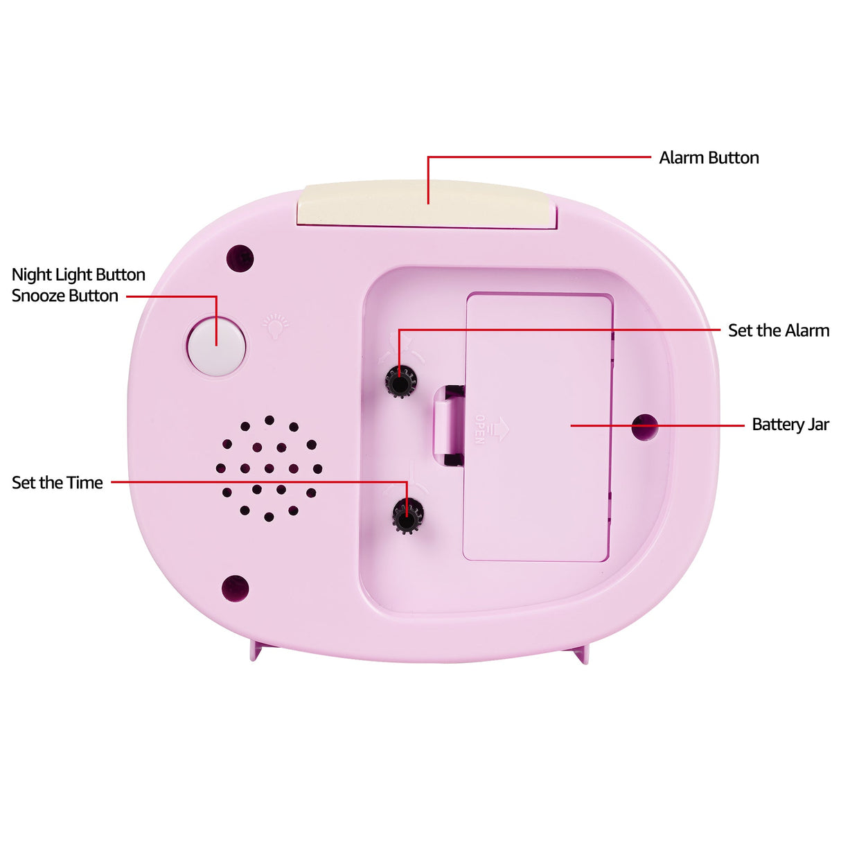 Modern Silent Alarm Clock