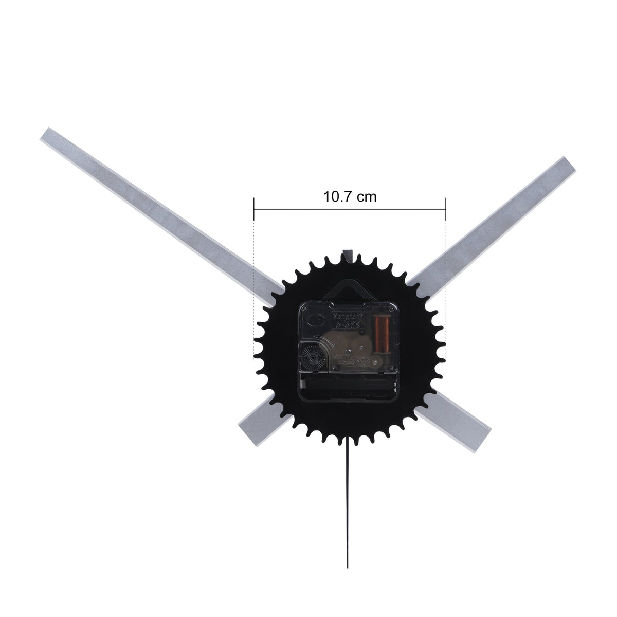 Vintage Wood Grain Gears Clock
