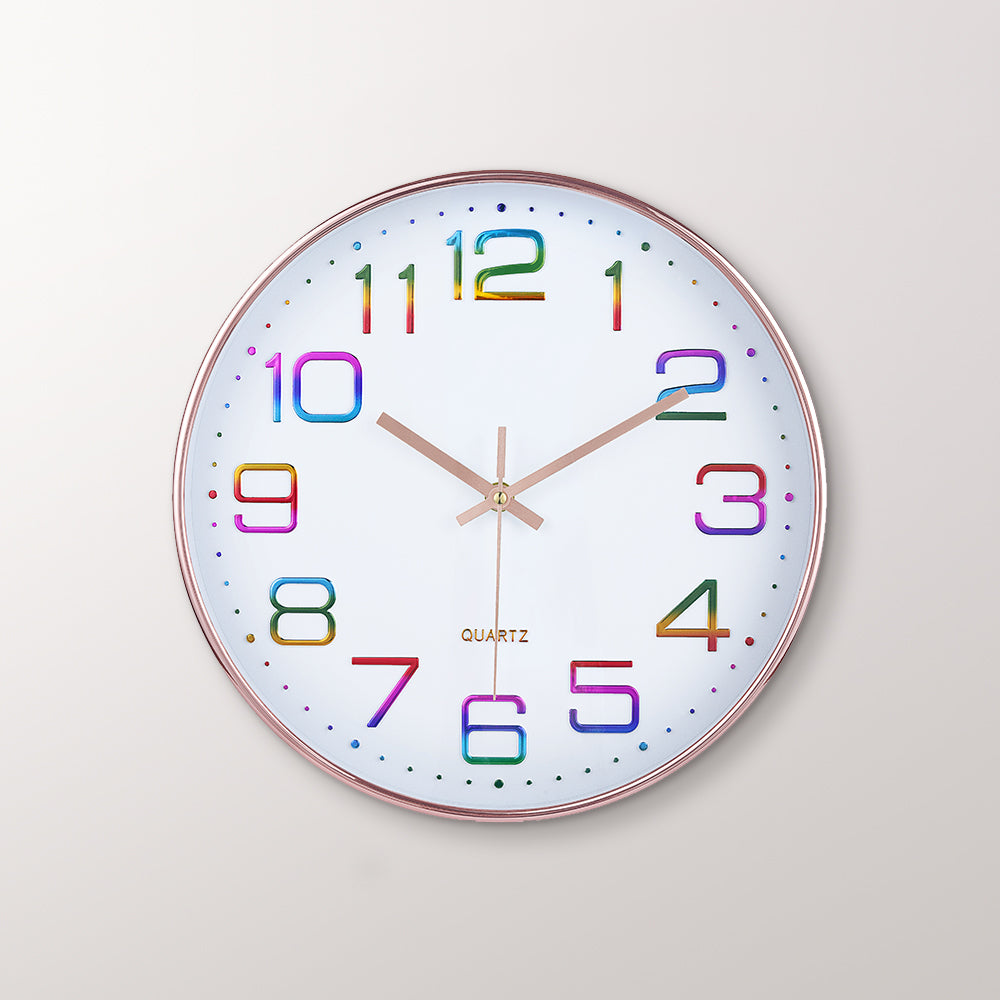 Kids Black Cat Wall Clock