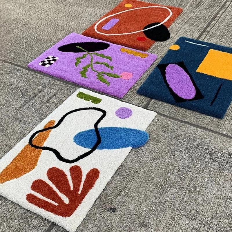 Abstract Shapes Accent Rugs
