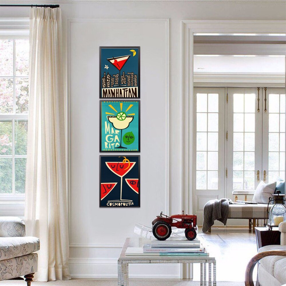 Aesthetic Cartoon Art Posters