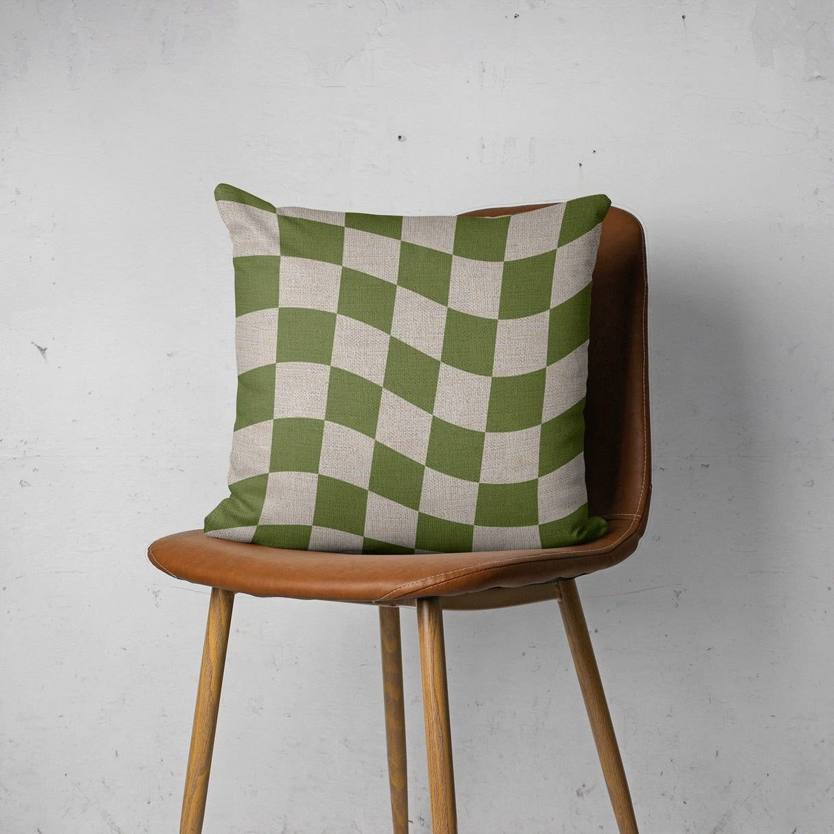 Aesthetic Colorful Checkerboard Pillow Case