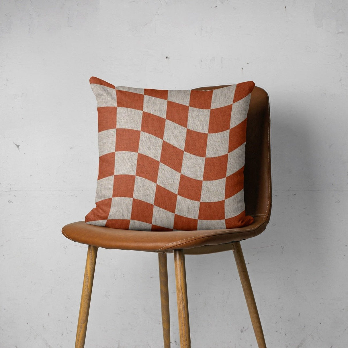 Aesthetic Colorful Checkerboard Pillow Case