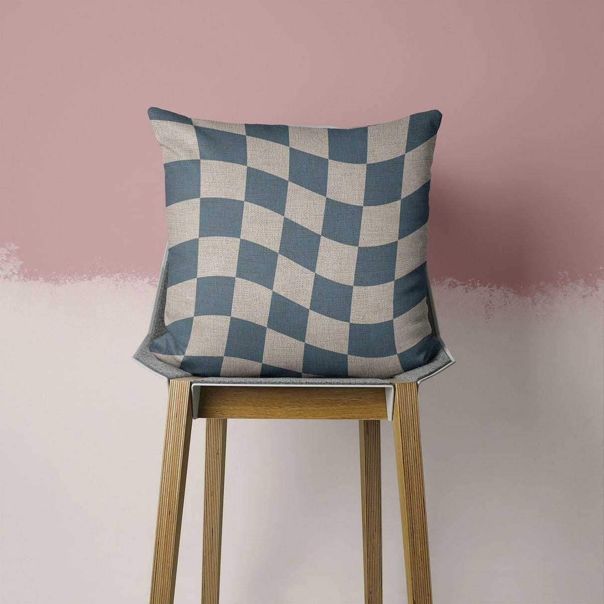 Aesthetic Colorful Checkerboard Pillow Case