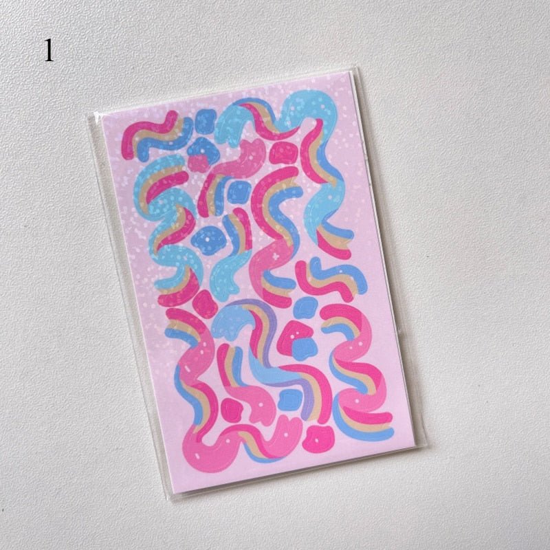 Preppy Colorful Ribbon Wall Stickers