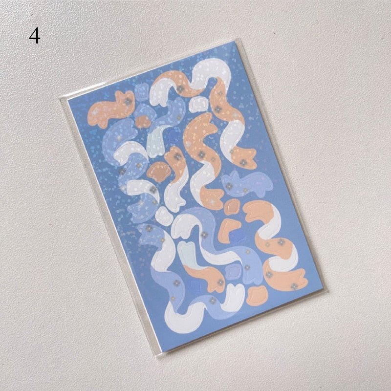 Preppy Colorful Ribbon Wall Stickers