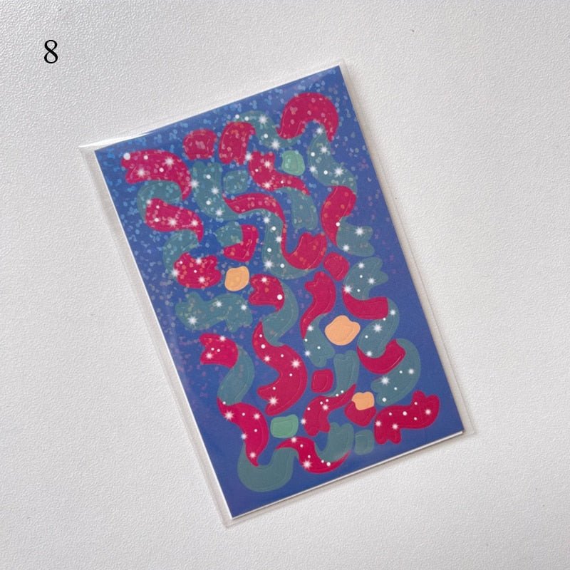 Preppy Colorful Ribbon Wall Stickers