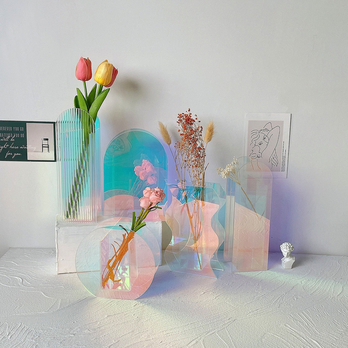 Aesthetic Fantasy Acrylic Vases