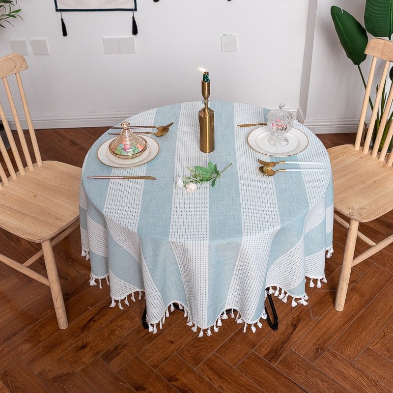 Aesthetic Round Banquet Tablecloth