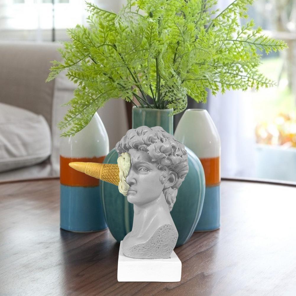 Aesthetic Statue David And Ice Cream