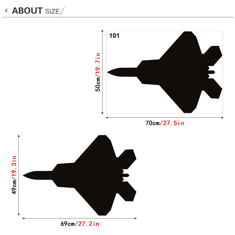 Airplane Chalkboard Blackboard Removable Decal Gifts Boy Room Wall Art Poster Decorative Print Kids Decor