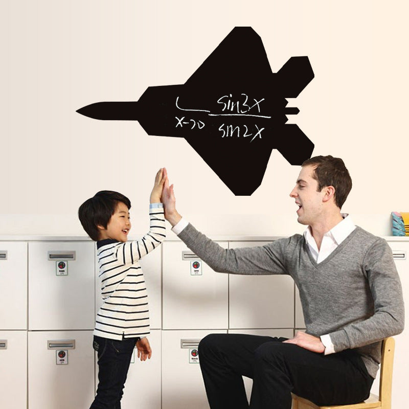 Airplane Chalkboard Blackboard Removable Decal Gifts Boy Room Wall Art Poster Decorative Print Kids Decor