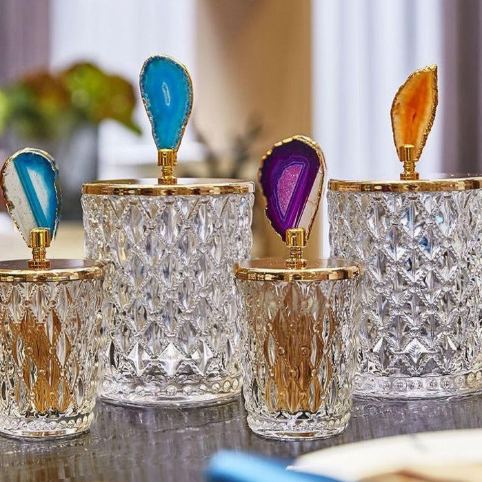 Allison Agate Candy Jar