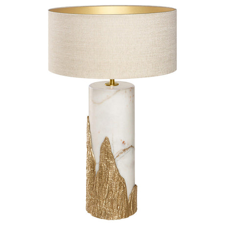 amber table lamp