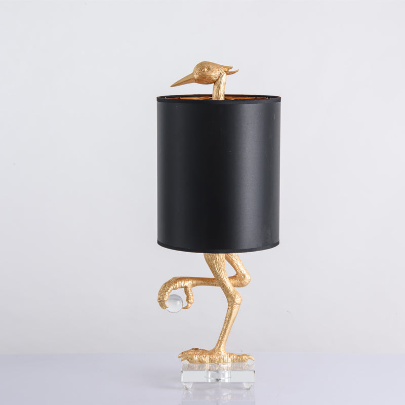 antique pewter table lamp