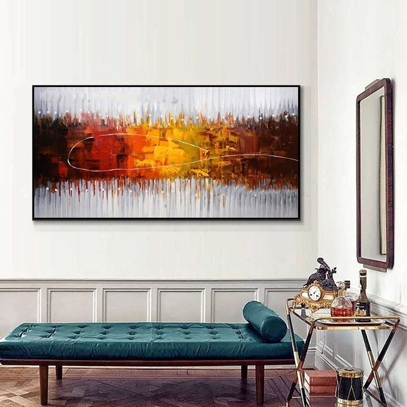 Art on Fire Hand Painted Canvas