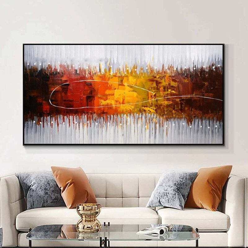 Art on Fire Hand Painted Canvas
