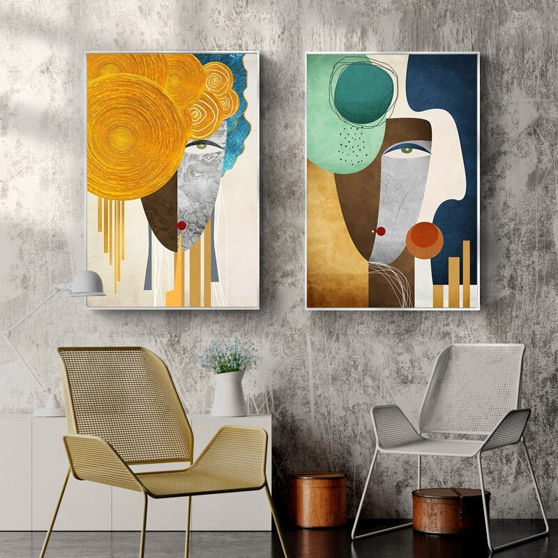 Aura Facial Canvas Print