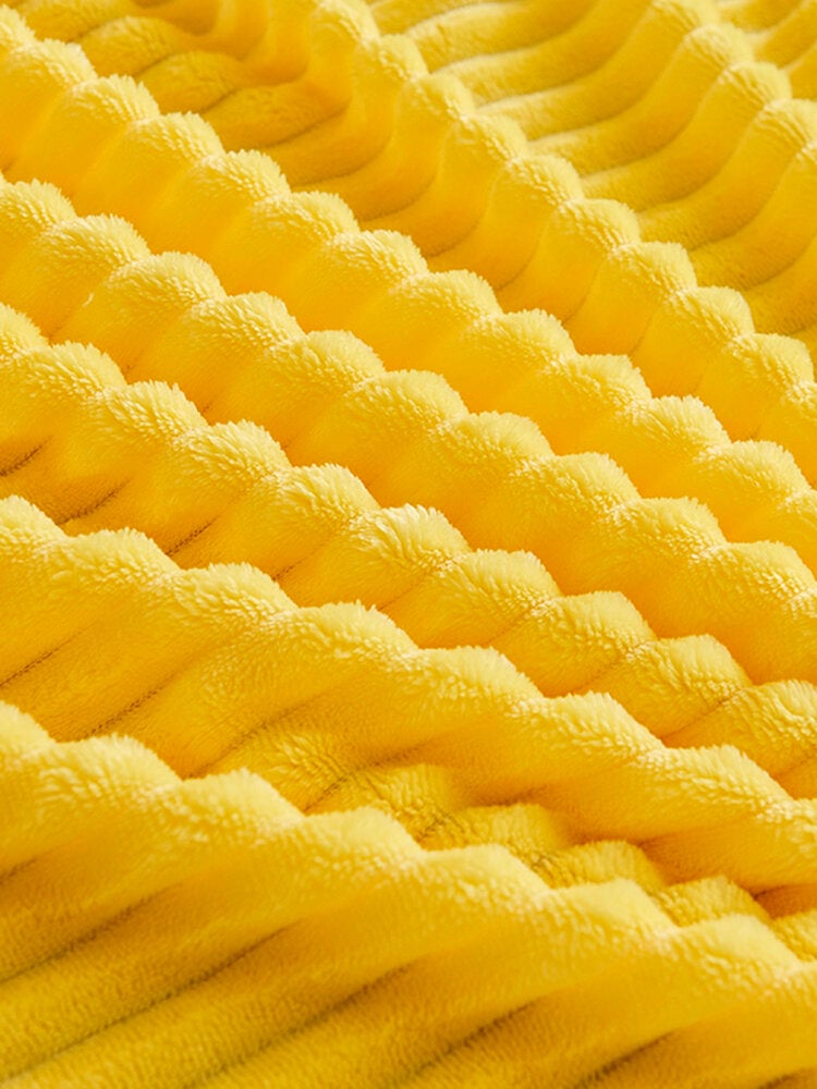 AB Sided Thicken Corduroy Velvet Winter Bedding Set Duvet Cover