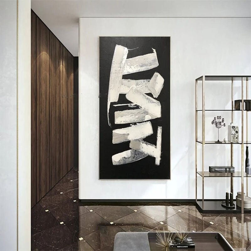 Bilboa Brushstroke Hand Painted Canvas