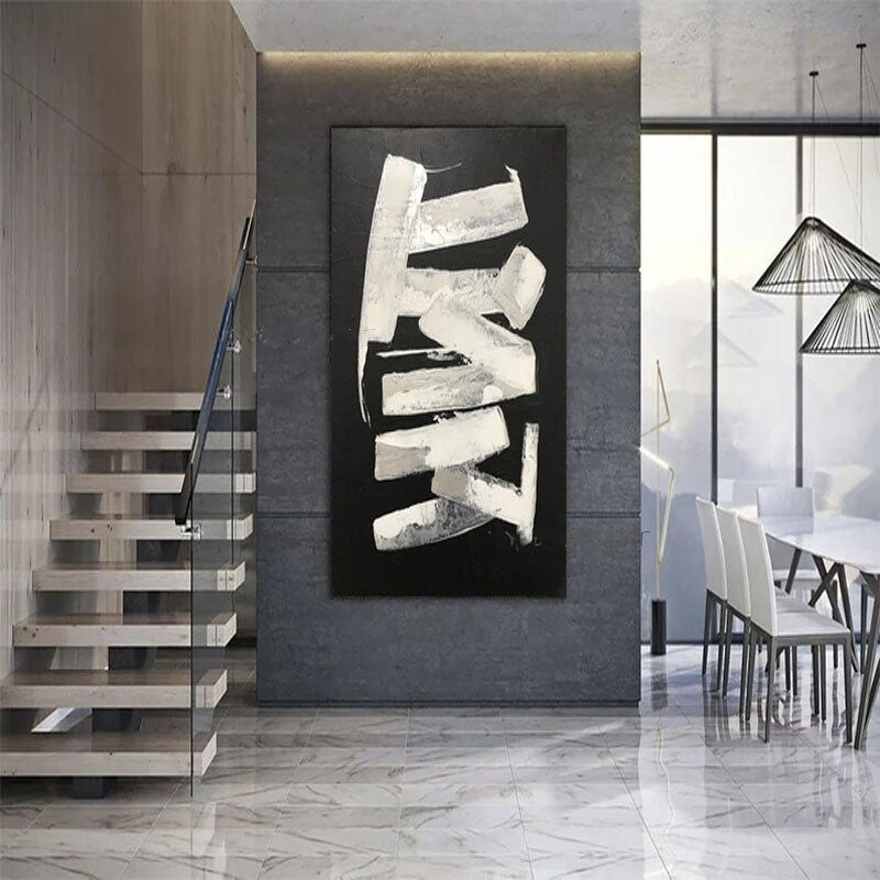 Bilboa Brushstroke Hand Painted Canvas