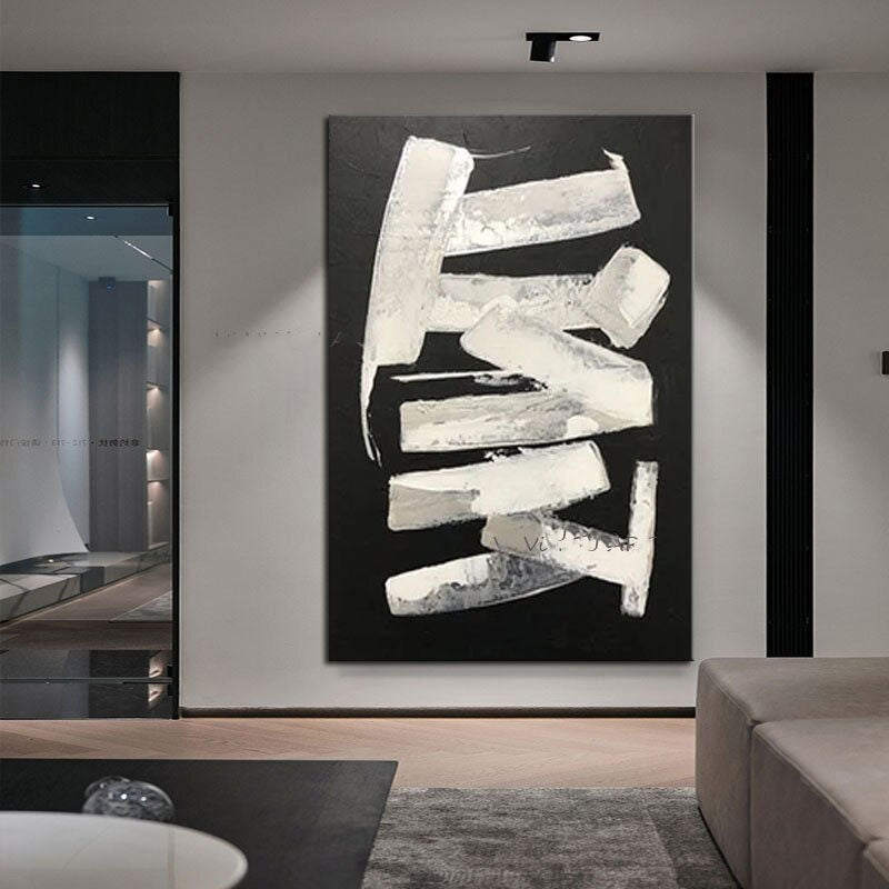 Bilboa Brushstroke Hand Painted Canvas