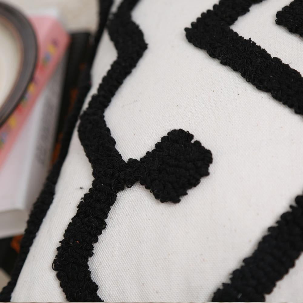 Boldness Part 1 Black and White Pillow Covers