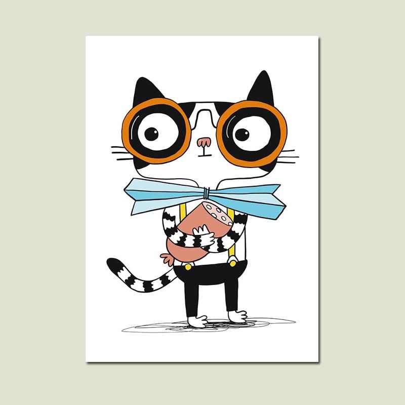 Kids Animals Gifts Wall Art Canvas Decorative Pictures Poster Print Wall Art Room Kids Decor