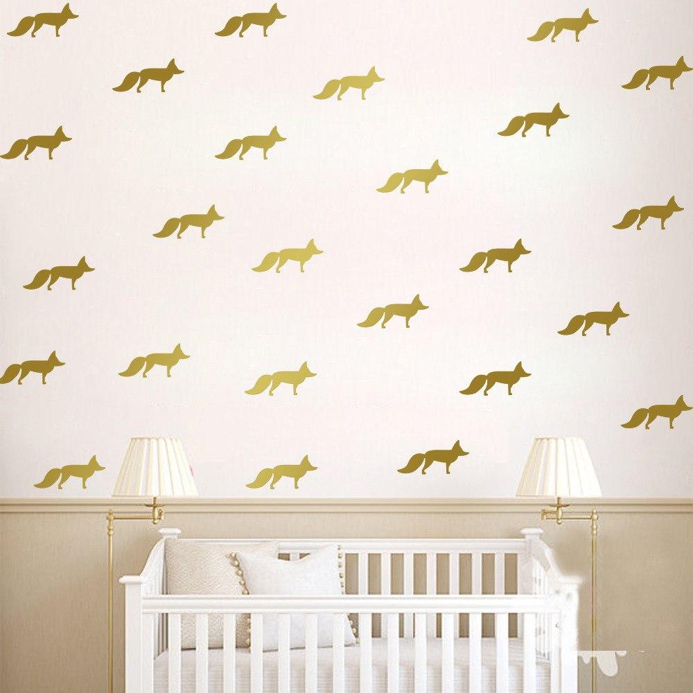 Fox Wall Decals Wall Stickers for Kids Rooms