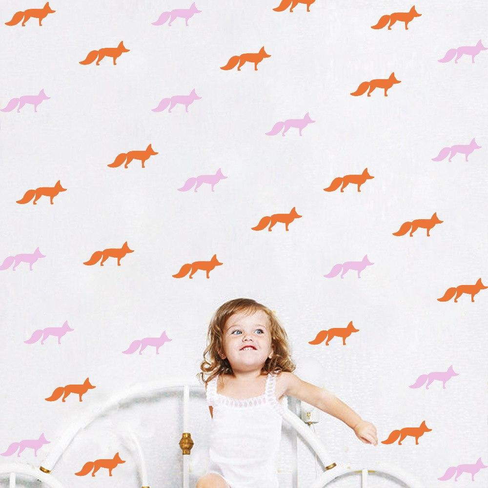 Fox Wall Decals Wall Stickers for Kids Rooms