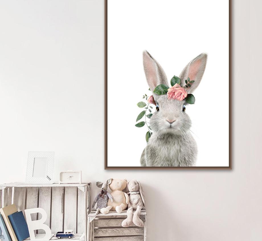 Kids Animals Gifts Wall Art Canvas Decorative Pictures Poster Print Wall Art Room Kids Decor