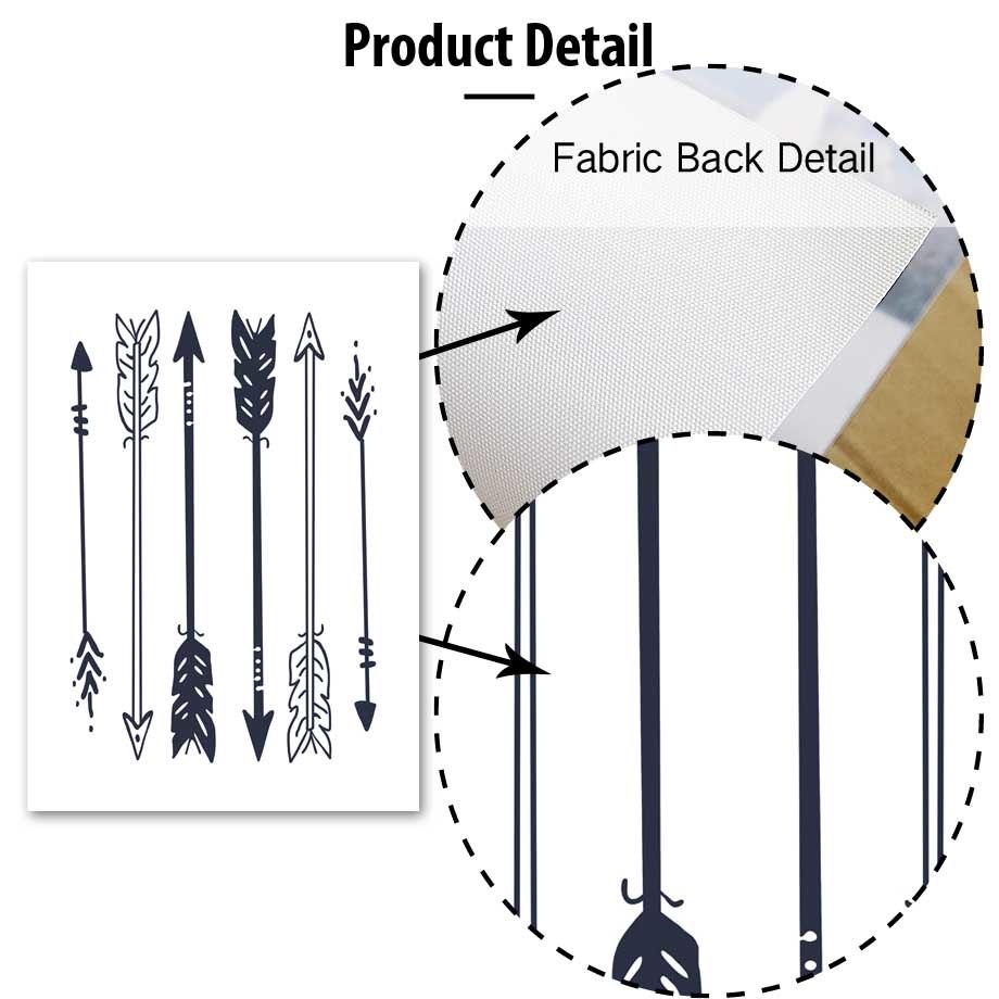 Be Brave Arrow Teepee Illustrations Gifts Wall Art Canvas Decorative Pictures Poster Print Wall Art Room Kids Decor