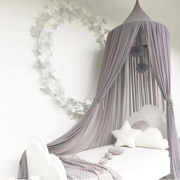 Princess Canopy Mosquito Net Curtain Girls Babies Toddlers Kids Room Decor