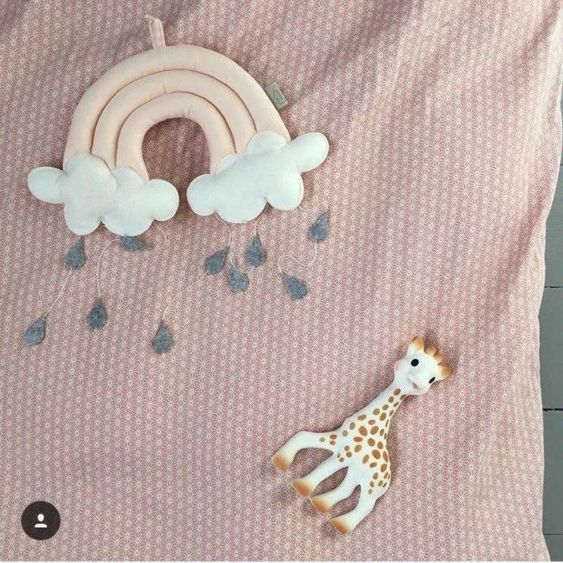 Baby Mobile Rainow Soft Toys Nursery Kids Room Decor
