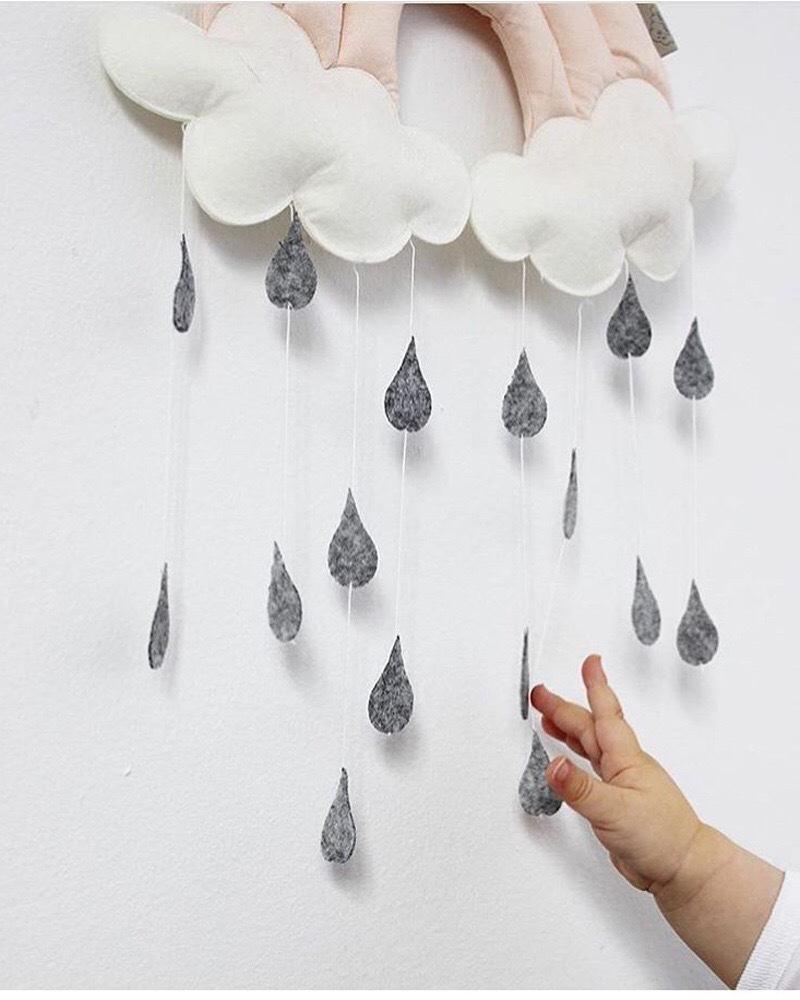 Baby Mobile Rainow Soft Toys Nursery Kids Room Decor