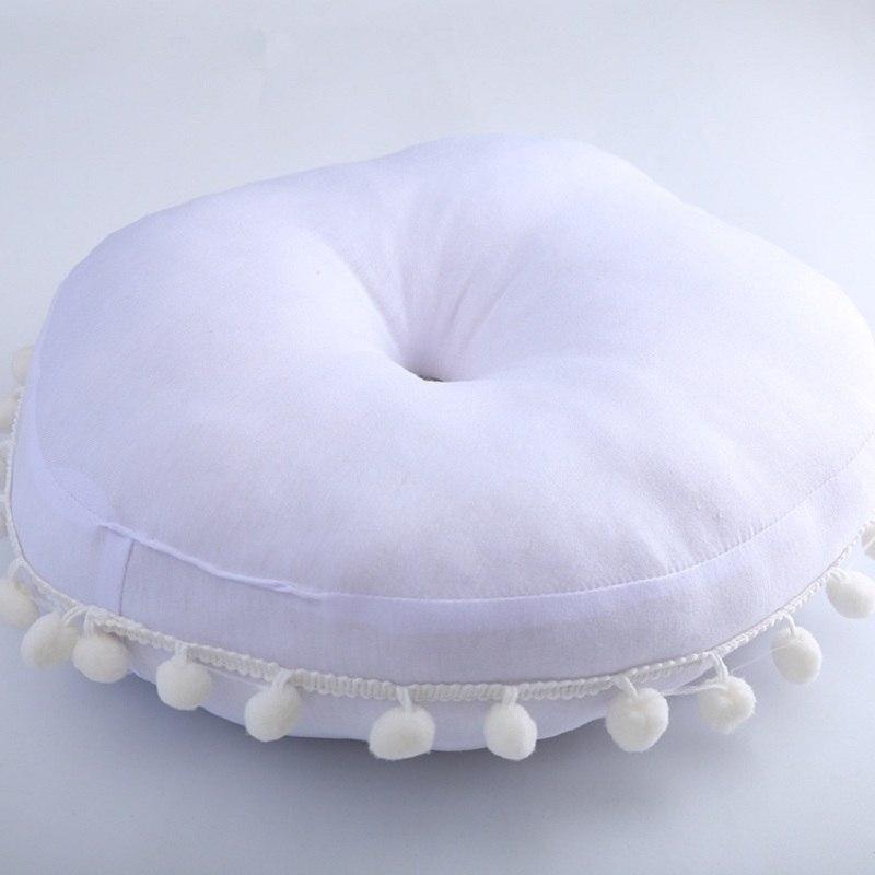 Soft Round PomPom Pillow | Cushion Nursery Kids Room Decor