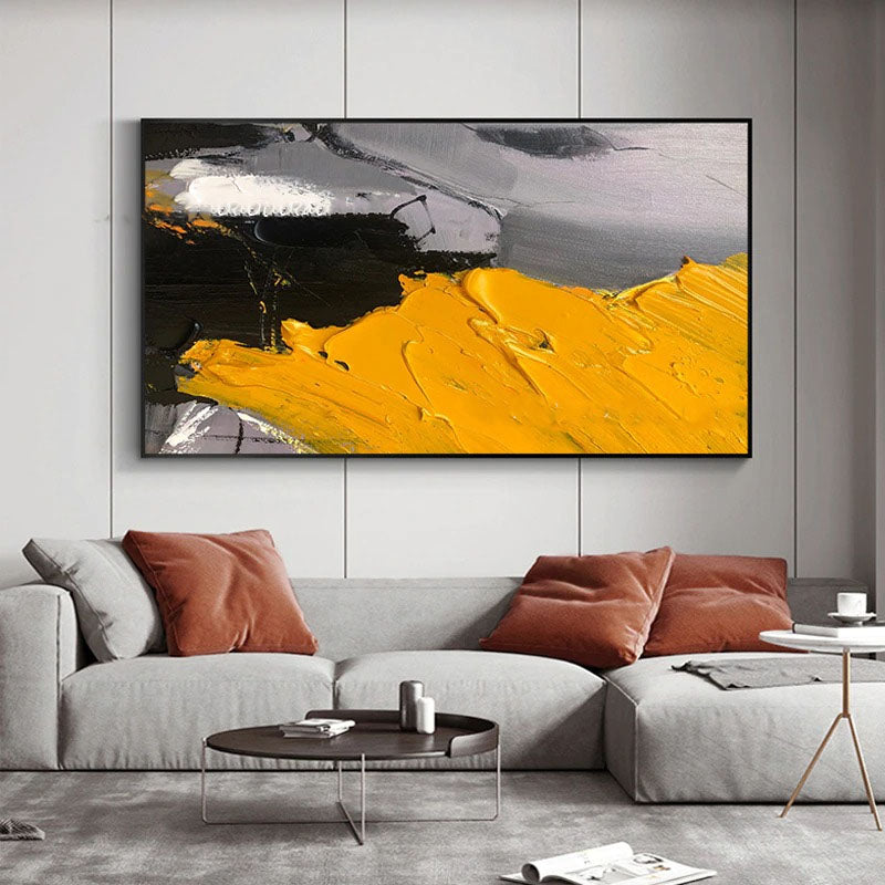 Brushstroke in C Minor Hand Painted Canvas