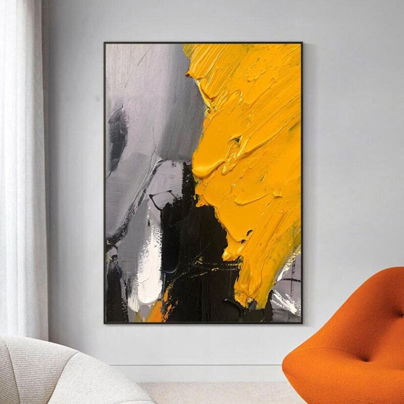 Brushstroke in C Minor Hand Painted Canvas