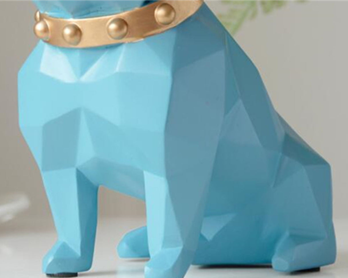 Brutus Geometric Bull Dog Piggy Bank