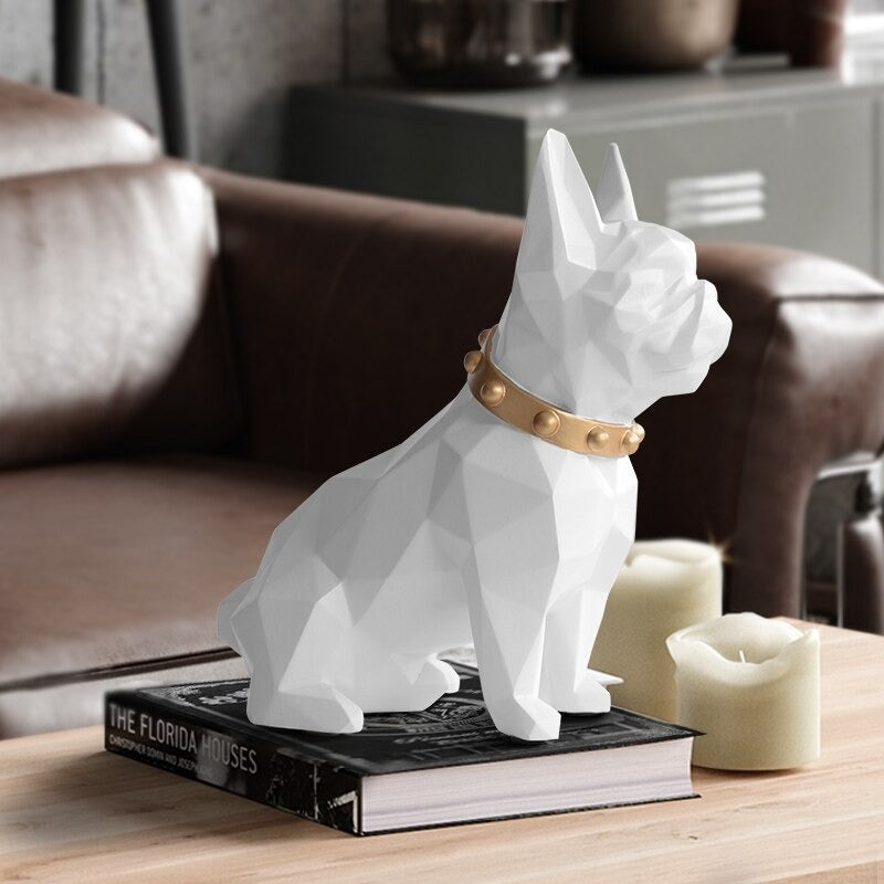 Brutus Geometric Bull Dog Piggy Bank