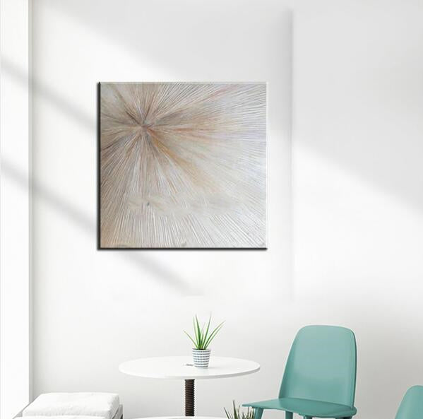 Burst Hand Painted Oil Canvas