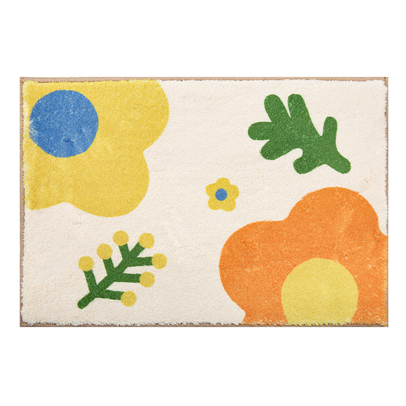 Cute Flowers Bath Mat