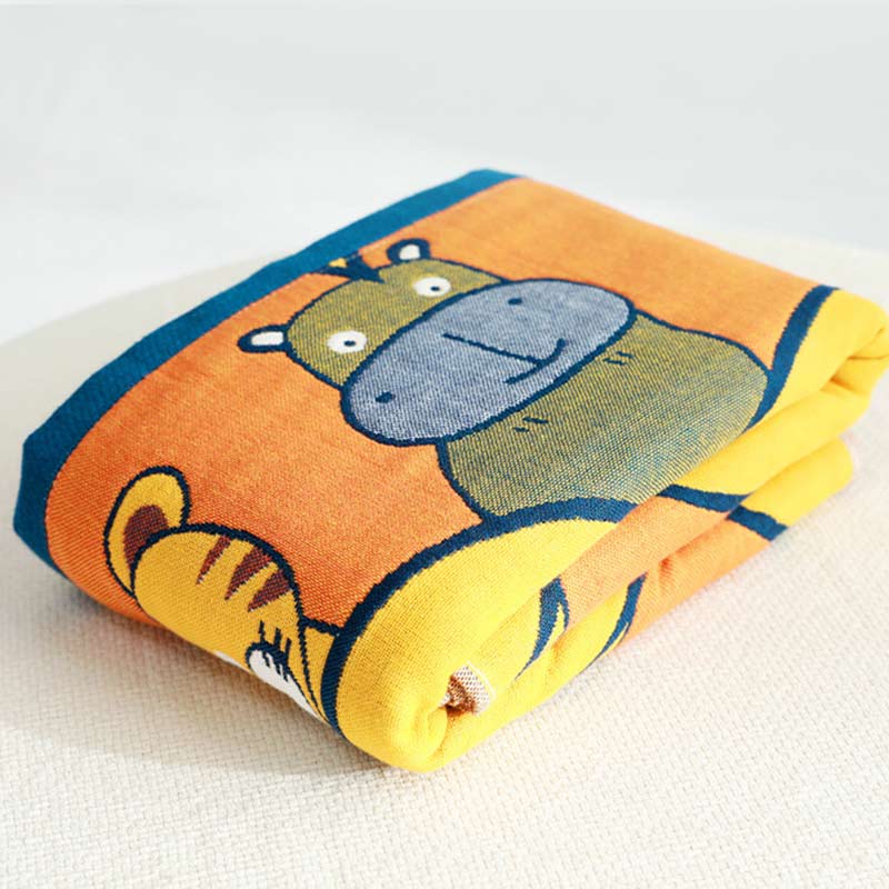 Animal Party Cotton Comfy Bath Towel